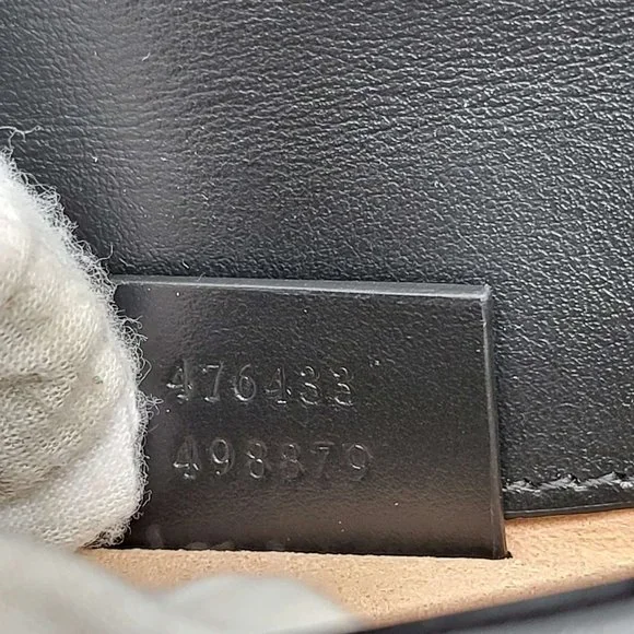 100% Authentic Gucci Marmont GG Quilted Super Mini Shoulder & Clutch Bag - Picture 12 of 13